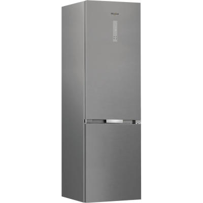 Whirlpool Refrigerator | WHK 26402 XP4E | Energy efficiency class E | Free standing | Combi | Height 203.5 cm | No Frost system | Fridge net capacity 249 L | Freezer net capacity 106 L | Display | 37 dB | Silver