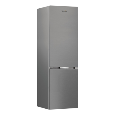 Whirlpool Refrigerator | WHK 25404 XP8E | Energy efficiency class A | Free standing | Combi | Height 203.5 cm | No Frost system | Freezer net capacity 106 L | 32 dB | Pearl Inox