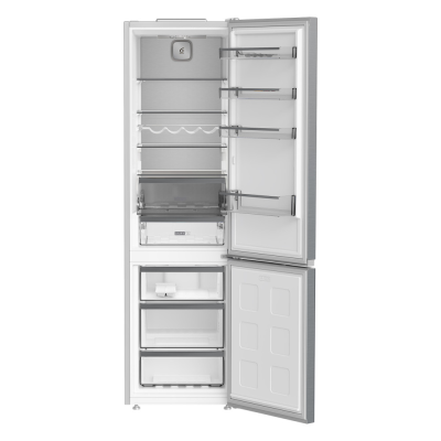 Whirlpool Refrigerator | WHK 25404 XP8E | Energy efficiency class A | Free standing | Combi | Height 203.5 cm | No Frost system | Freezer net capacity 106 L | 32 dB | Pearl Inox