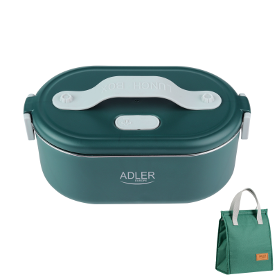 Adler | Electric lunch box with thermal bag | AD 4522 | 0.8 L | Plastic / Stainless steel | Green | Lid included