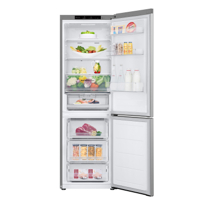 LG Refrigerator | GBV3100EPY | Energy efficiency class E | Free standing | Combi | Height 186 cm | No Frost system | Fridge net capacity 234 L | Freezer net capacity 110 L | 35 dB | Grey