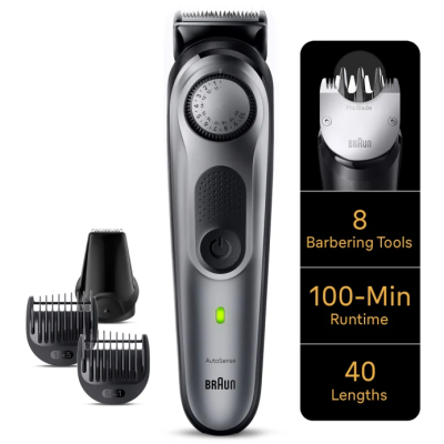 Braun | Beard Trimmer | BT7420 | Cordless | Number of length steps 40 | Black