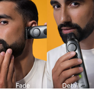 Braun | Beard Trimmer | BT7420 | Cordless | Number of length steps 40 | Black