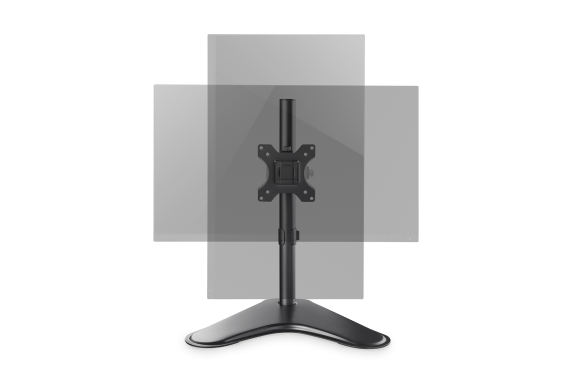 Digitus | Desk Mount | Adjustable Height, Rotate, Swivel | Black