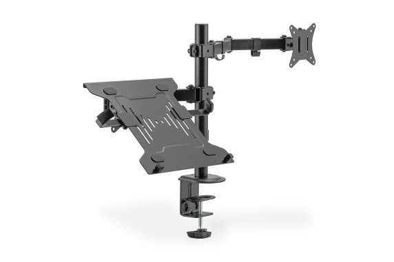 Digitus | Desk Mount | DA-90436 | Tilt, swivel, height adjustment, rotate | Maximum weight (capacity) 9 kg | Black