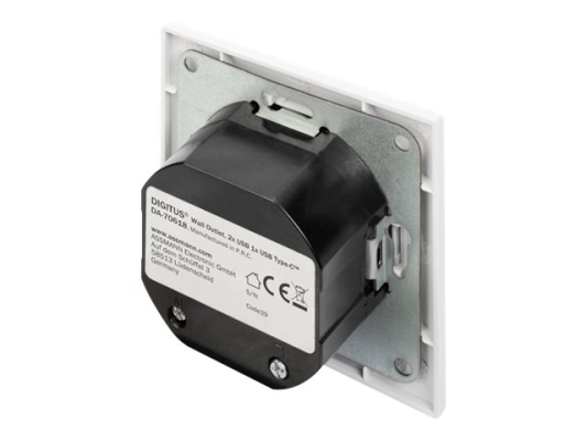 Digitus | Socket with USB A & USB-C Ports, flush mounted