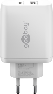 Goobay | USB-C PD Dual Fast Charger (45 W) | 65412 | N / A