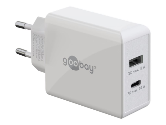 Goobay | Dual USB-C PD Fast Charger (30 W) | 61674