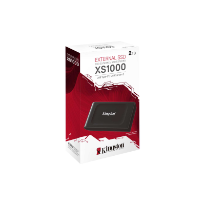 Kingston | External SSD | SXS1000 / 2000G | 2000 GB | Solid-state drive interface USB 3.2 Gen 2 | Read speed 1050 MB / s | Write speed 1000 MB / s