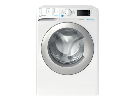 INDESIT | Washing machine | BWSE 71295X WSV EU | Energy efficiency class B | Front loading | Washing capacity 7 kg | 1200 RPM | Depth 43.5 cm | Width 59.5 cm | Display | Large digit | White
