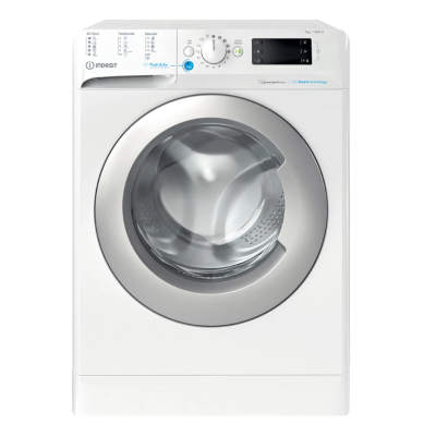 INDESIT | Washing machine | BWSE 71295X WSV EU | Energy efficiency class B | Front loading | Washing capacity 7 kg | 1200 RPM | Depth 43.5 cm | Width 59.5 cm | Display | Large digit | White