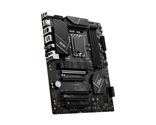 MSI | PRO B760-P WIFI DDR4 | Processor family Intel | Processor socket LGA1700 | DDR4 | Supported hard disk drive interfaces SATA, M.2 | Number of SATA connectors 4