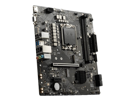 MSI | PRO H610M-G | Processor family Intel | Processor socket LGA1700 | DDR5 | Supported hard disk drive interfaces SATA, M.2 | Number of SATA connectors 4
