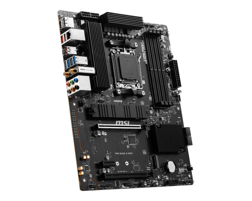 MSI | PRO B650-S WIFI | Processor family AMD | Processor socket AM5 | DDR5 | Supported hard disk drive interfaces SATA, M.2 | Number of SATA connectors 4