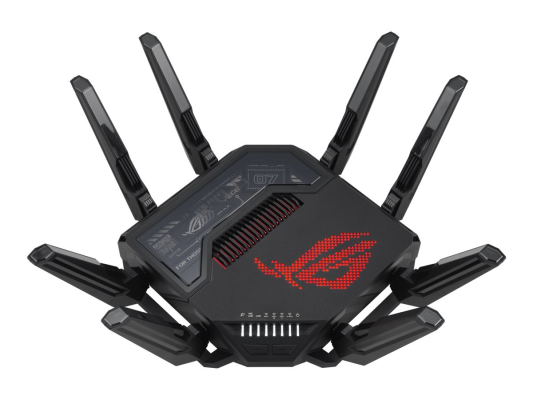 Quad-band Gaming Router (EU+UK) | ROG Rapture GT-BE98 | 802.11ax | 10 / 100 / 1000 Mbit / s | Ethernet LAN (RJ-45) ports 1 | Mesh Support Yes | MU-MiMO Yes | 5G | Antenna type External | 1 x USB 3.2 Gen1, 1 x USB 2.0