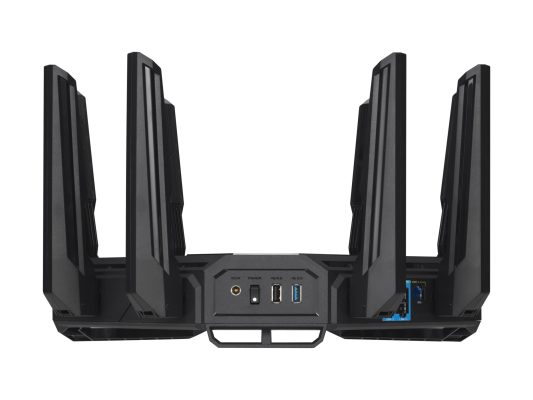 Quad-band Gaming Router (EU+UK) | ROG Rapture GT-BE98 | 802.11ax | 10 / 100 / 1000 Mbit / s | Ethernet LAN (RJ-45) ports 1 | Mesh Support Yes | MU-MiMO Yes | 5G | Antenna type External | 1 x USB 3.2 Gen1, 1 x USB 2.0