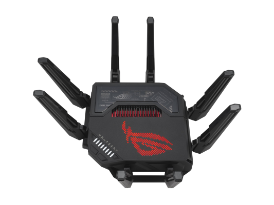 Quad-band Gaming Router (EU+UK) | ROG Rapture GT-BE98 | 802.11ax | 10 / 100 / 1000 Mbit / s | Ethernet LAN (RJ-45) ports 1 | Mesh Support Yes | MU-MiMO Yes | 5G | Antenna type External | 1 x USB 3.2 Gen1, 1 x USB 2.0