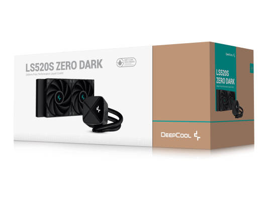 Deepcool | Digital Liquid CPU Cooler | LS520S ZERO DARK | Intel, AMD