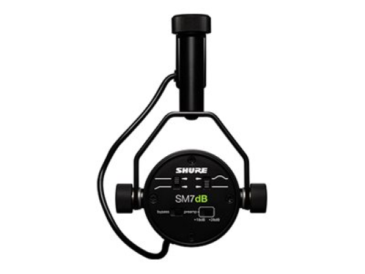 Shure | Dynamic Vocal Microphone With Built-in Preamp | SM7DB | Black