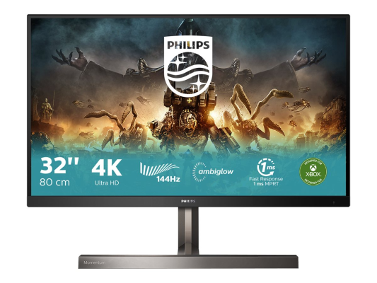 Philips | 329M1RV / 00 | 31.5 " | IPS | HDR | 16:9 | 144 Hz | 1 ms | 3840 x 2160 pixels | 500 cd / m² | HDMI ports quantity 3 | Black | Warranty 24 month(s)