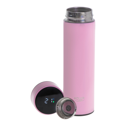 Adler | Thermal Flask | AD 4506p | Material Stainless steel / Silicone | Pink