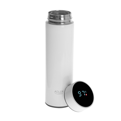 Adler | Thermal Flask | AD 4506w | Material Stainless steel / Silicone | White