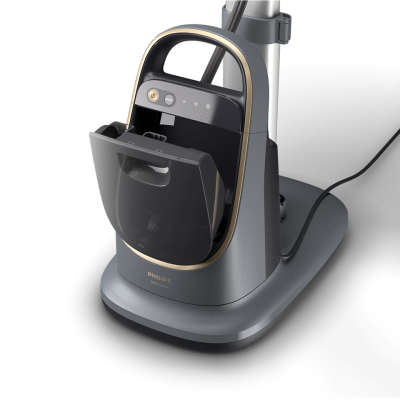 Philips 8500 Series All-in-One Ironing Solution | AIS8540 / 80 | Stand Steamer | 2200 W | 1.2 L | 90 g / min | Dark slate / Gold