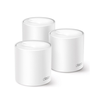 AX1500 Whole Home Mesh Wi-Fi 6 System | Deco X10 (3-pack) | 802.11ax | 10 / 100 / 1000 Mbit / s | Ethernet LAN (RJ-45) ports 1 | Mesh Support Yes | MU-MiMO Yes | No mobile broadband | Antenna type Internal