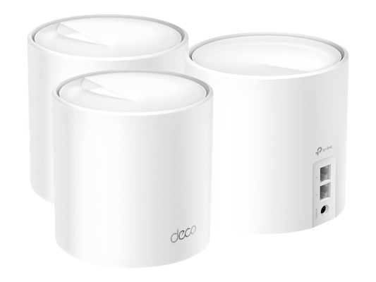 AX1500 Whole Home Mesh Wi-Fi 6 System | Deco X10 (3-pack) | 802.11ax | 10 / 100 / 1000 Mbit / s | Ethernet LAN (RJ-45) ports 1 | Mesh Support Yes | MU-MiMO Yes | No mobile broadband | Antenna type Internal