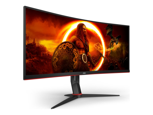 AOC | Gaming Monitor | CU34G2XP / BK | 34 " | VA | 21:9 | 180 Hz | 1 ms | 3440 x 1440 pixels | HDMI ports quantity 2 | Black