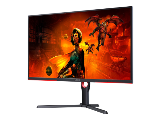 AOC | Monitor | U32G3X / BK | 31.5 " | IPS | 16:9 | 144 Hz | 1 ms | 3840 x 2160 pixels | 400 cd / m² | HDMI ports quantity 2 | Black