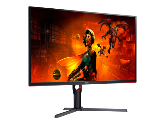 AOC | Monitor | U32G3X / BK | 31.5 " | IPS | 16:9 | 144 Hz | 1 ms | 3840 x 2160 pixels | 400 cd / m² | HDMI ports quantity 2 | Black