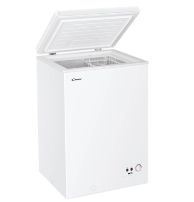 Candy | Freezer | CCHH 100E | Energy efficiency class E | Chest | Free standing | Height 84.5 cm | Total net capacity 97 L | White