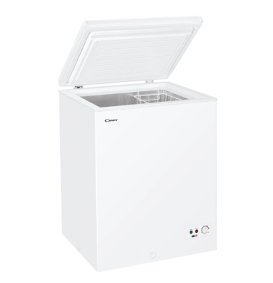 Candy | Freezer | CCHH 145E | Energy efficiency class E | Chest | Free standing | Height 84.5 cm | Total net capacity 137 L | White