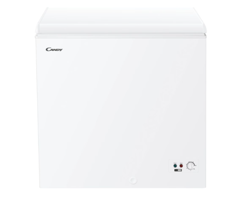 Candy | Freezer | CCHH 200E | Energy efficiency class E | Chest | Free standing | Height 84.5 cm | Total net capacity 196 L | White