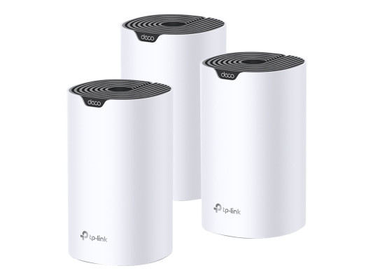 AC1900 Whole Home Mesh Wi-Fi System | Deco S7 (3-pack) | 802.11ac | 10 / 100 / 1000 Mbit / s | Ethernet LAN (RJ-45) ports 1 | Mesh Support Yes | MU-MiMO Yes | No mobile broadband | Antenna type Internal