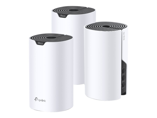AC1900 Whole Home Mesh Wi-Fi System | Deco S7 (3-pack) | 802.11ac | 10 / 100 / 1000 Mbit / s | Ethernet LAN (RJ-45) ports 1 | Mesh Support Yes | MU-MiMO Yes | No mobile broadband | Antenna type Internal