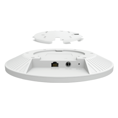 TP-LINK | AX5400 Ceiling Mount WiFi 6 Access Point | EAP673 | 802.11ax | 10 / 100 / 1000 Mbit / s | Ethernet LAN (RJ-45) ports 1 | MU-MiMO Yes | PoE in | Antenna type Internal Omni