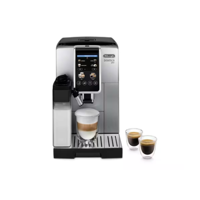 Delonghi | Coffee Maker | Dinamica Plus ECAM380.85.SB | Pump pressure 15 bar | Built-in milk frother | Automatic | 1450 W | Stainless Steel / Black
