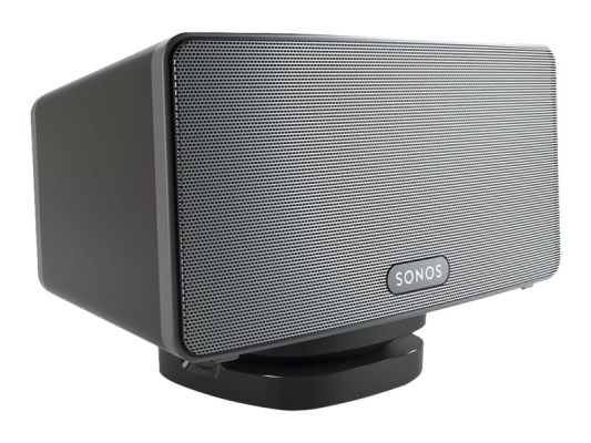 Vogels SOUND 4113 Table-top Speaker Stand for Sonos One & Play:1, Black | Vogels