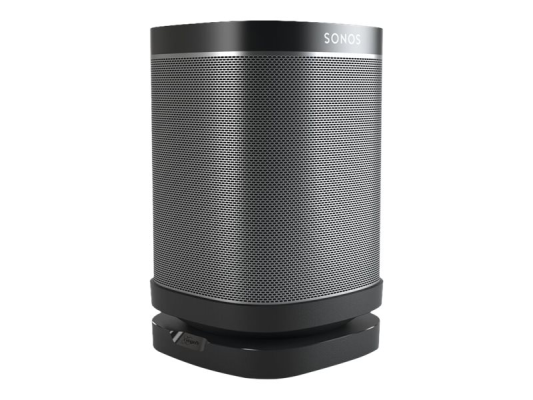 Vogels SOUND 4113 Table-top Speaker Stand for Sonos One & Play:1, Black | Vogels