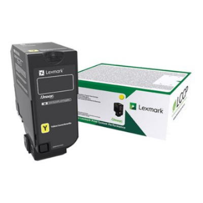 Lexmark 74C2HY0 | CS725 12K Toner Cartridge | Toner Cartridge | Yellow