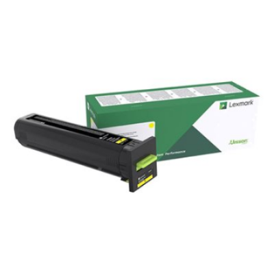 Lexmark CX860 Yellow Return Programme 55K Toner Cartridge | Lexmark 82K2UY0 | Lexmark - High Yield - yellow - original - toner cartridge - LCCP, LRP | Toner cartridge | Yellow
