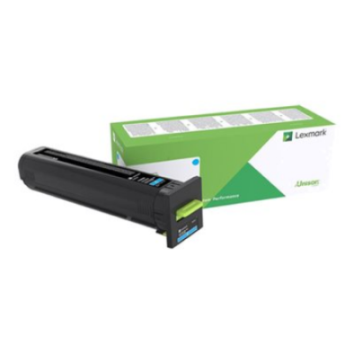 Lexmark 82K2XCE | Lexmark - Extra High Yield - cyan - original - toner cartridge - LCCP, Lexmark Corporate | Toner cartridge | Cyan