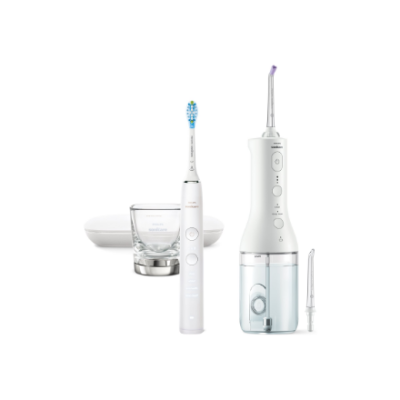 Philips | Oral irrigator + Electric toothbrush | HX3886 / 41 DiamondClean 9000 | Rechargeable | For adults | Number of brush heads included 1 | Number of teeth brushing modes 2 | White