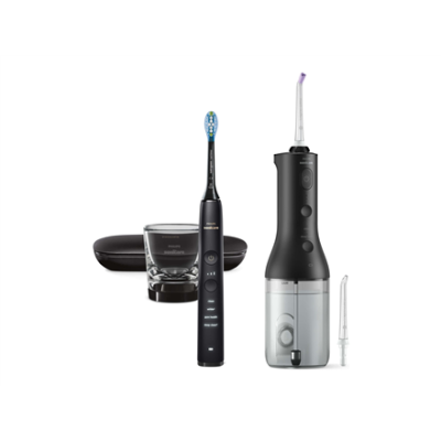 Philips HX3886 / 43 Sonicare DiamondClean Oral irrigator + Electric toothbrush, Black | Philips