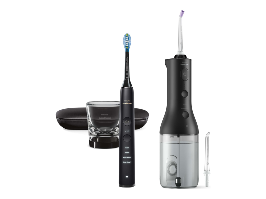 Philips HX3886 / 43 Sonicare DiamondClean Oral irrigator + Electric toothbrush, Black | Philips