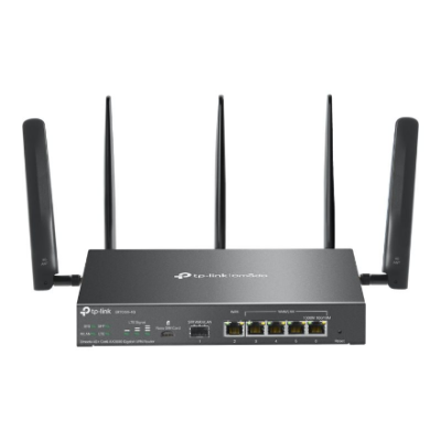 Omada 4G+ Cat6 AX3000 Gigabit VPN Router | ER706W-4G | 802.1q | 10 / 100 / 1000 Mbit / s | Mesh Support Yes | MU-MiMO Yes | Antenna type Detachable | 60 month(s)