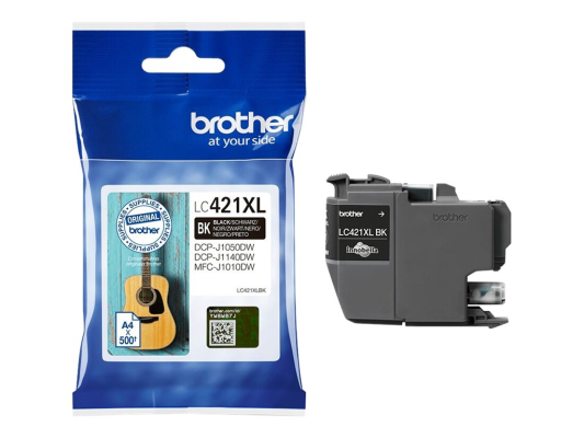 Brother Brother LC | LC421XLBK | Brother LC421XLBK - High Yield - black - original - ink cartridge | Ink cartridge | Black