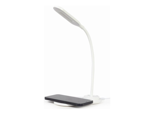 Gembird | Desk lamp with wireless charger | TA-WPC10-LED-01-W